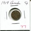 Image 1 : 1919 Canada 5¢