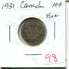 Image 1 : 1931 Canada 10¢