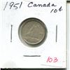Image 1 : 1951 Canada 10¢