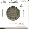 Image 1 : 1900 Canada 25¢