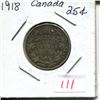 Image 1 : 1918 Canada 25¢