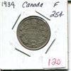 Image 1 : 1934 Canada 25¢