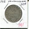 Image 1 : 1918 NFLD 50¢