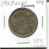 Image 1 : 1947 S7 ND Canada 50¢