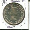 Image 2 : 1957 FWL Canada Silver $1