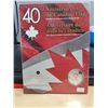 Image 1 : 40th Anniversary of the Canadian Flag, 2005 BU UNC Silver $1 & Interactive CD-ROM set (unopened)
