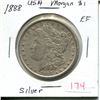 Image 1 : 1888 USA Silver Morgan $1