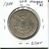Image 2 : 1888 USA Silver Morgan $1
