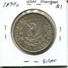 Image 2 : 1890o USA Silver Morgan $1