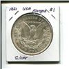 Image 2 : 1921 USA Silver Morgan $1