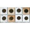 Image 2 : Lot of 8 Great Britain Half Penny coins (1907, 1911-1917)