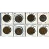 Image 1 : Lot of 8 Great Britain Penny coins (1915-1920, 1938, 1945)