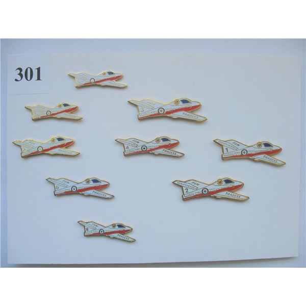 LIONS CLUB TRADING PINS - SNOWBIRDS - Lot of 9 Different