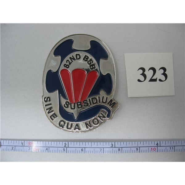US MILITARY CHALLENGE COIN - 82nd BRIGADE SUPPORT BATTALION - FORT BRAGG,  NC