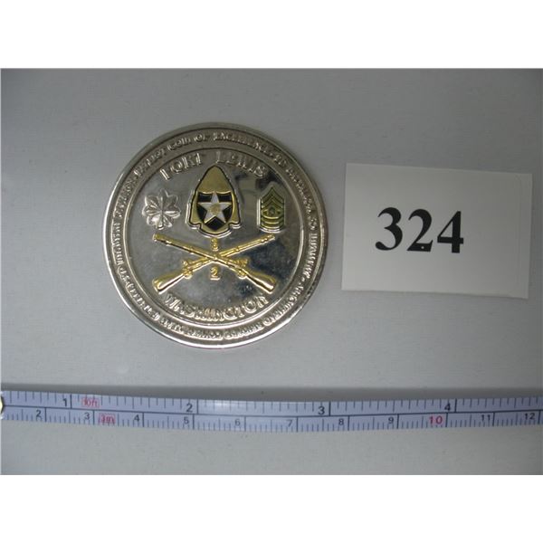 US MILITARY CHALLENGE COIN - FORT LEWIS - WASHINGTON