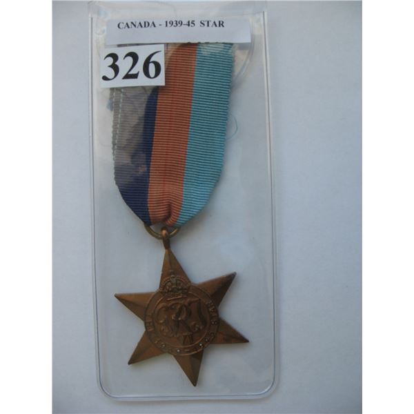 1939 - 45 STAR - CANADA WORLD WAR II MEDAL
