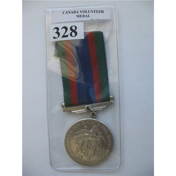 CANADA VOLUNTEER WORLD WAR II MEDAL - Silver