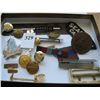 Image 3 : LOT of MILITARY PINS - BADGES - BUTTONS - MISC.