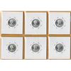 Image 2 : LOT of 6 1967 CANADIAN CENTENNIAL DIMES - UNCIRCULATED MS 63