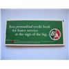 Image 1 : 1957-58 BA OIL PERSONALIZED CREDIT BOOK - BRITISH AMERICAN OIL COMPANY
