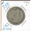 Image 1 : 1906D  US BARBER HALF DOLLAR