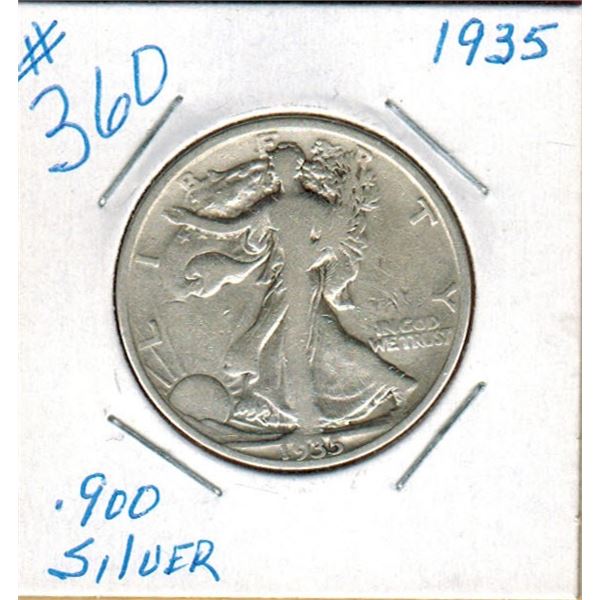 1935 US WALKING LIBERTY HALF DOLLAR