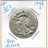 Image 1 : 1942S  US WALKING LIBERTY HALF DOLLAR
