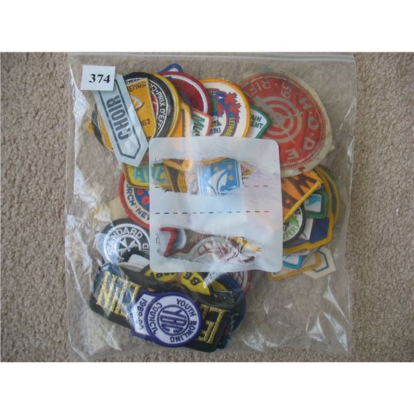 LARGE LOT OF VARIOUS PATCHES - LOT OF OVER 75