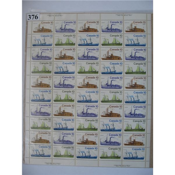 CANADA POST MINT SHEET OF 10 CENT STAMPs - Unused