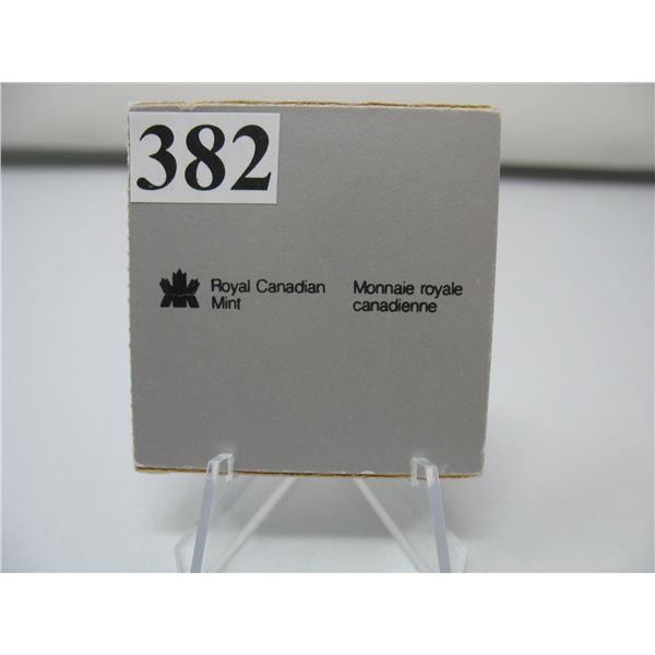 1983 Canadian Cased Uncirculated Silver Dollar - World University Games