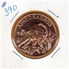 Image 1 : 1 OUNCE COPPER  .999 FINE - DINOSAUR - APATOSAURUS