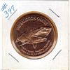 Image 1 : 1 OUNCE COPPER  .999 FINE - MEGALODON SHARK