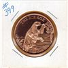 Image 1 : 1 OUNCE COPPER  .999 FINE - THE ICE AGE - GIANT SLOTH