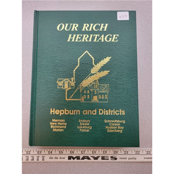 History Book Hepburn - Our Riel Heritage