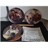 Image 1 : 3 collector Norman Rockwell plates. Heritage Collection. Authenticity certificate & seal.