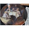 Image 4 : 3 collector Norman Rockwell plates. Heritage Collection. Authenticity certificate & seal.