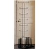 Image 1 : Tall metal wire display rack, wall display hooks & tubes.