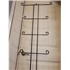 Image 5 : Tall metal wire display rack, wall display hooks & tubes.