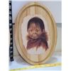 Image 3 : Inuit Children wood wall decor.
