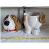 Image 2 : Basset hound cookie jar.