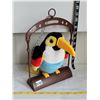 Image 1 : Vintage talking parrot. Repeats recorded voice.
