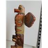 Image 7 : 21” hand carved totem plus a mini totem.