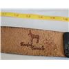 Image 3 : 1982 Hesston National Finals Rodeo, 8th edition collector buckle, on genuine canadian leather belt.