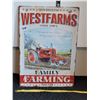 Image 1 : Heavy metal farming sign.