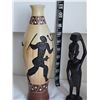 Image 2 : Vintage African figures and vase.
