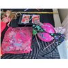 Image 2 : Group of girl toys and headbands. 2 chic dolls, 5 mattel dolls, LOL puzzle, Uno & Pinkalicious.