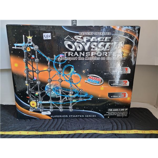 Space Odyssey battery operated marble transporter.