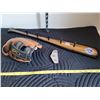 Image 1 : Blue Jays collector wall bat. Small Rawlings ball glove. Metal Inning score keeper.