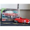 Image 1 : Wrebbit 1957 Chevy Bel Air 3D puzzle in original sealed wrap, plus ceramic car.