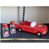 Image 1 : Ceramic Ford Mustang convertible with salt & pepper shakers.